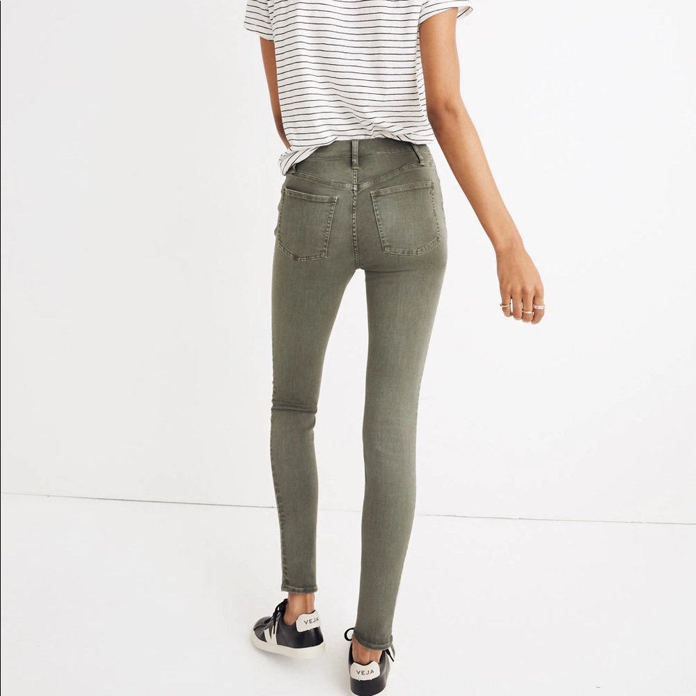 Madewell 9” high Rost skinny jeans